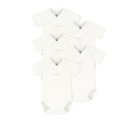 Lot 5 bodies croisés bébé coton Petit Bateau blanc 3M(60CM)