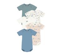 Bodies garcons Petit Bateau 5 BODIES US MC Multicolore 18 mois