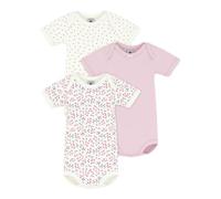 Petit Bateau Lot de bodies manches courtes en coton imprimé fleuri bébé