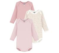 Petit Bateau Lot de Bodies Manches Longues en Coton Imprimé à Fleurs Bébé, 36Mois, Variante 1