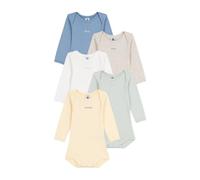 Petit Bateau Lot de bodies manches longues en coton jours de la semaine bébé