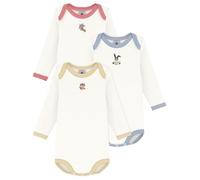 Petit Bateau Lot de Bodies Manches Longues en Coton Uni Bébé, 24Mois, Variante 1