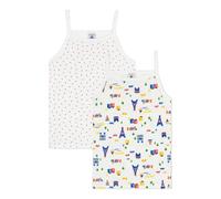 Petit Bateau Lot de Chemises à Bretelles Enfant en Coton imprimé Paris
