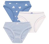 Petit Bateau Lot de Culottes Enfant en Coton à Coeurs, 2 Ans, Variante 1