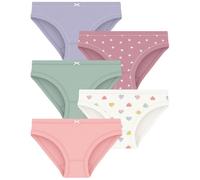 Petit Bateau Lot de Culottes Enfant en Coton à Coeurs, 2 Ans, Variante 1