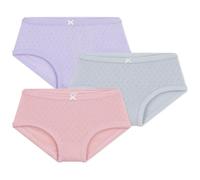 Petit Bateau Lot de Culottes Enfant en Coton ajouré Taille Haute