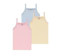 Petit Bateau Lot de débardeurs Enfant en Coton à Rayures