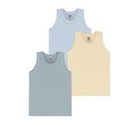 Petit Bateau Lot de débardeurs Enfant en Coton à Rayures