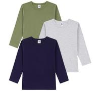 Petit Bateau Lot de Tee-Shirts Enfant en Coton Manches Longues Unis 8A Variante 1 Apparel Mixte Bébé