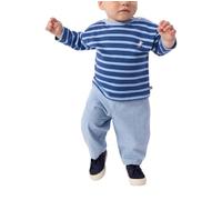 Petit Bateau Marinière bébé en Coton, Badge Mouette
