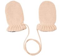Petit Bateau Moufles Bébé en Tricot Doublées en Polaire Recyclée Taille 1 (3/6 Mois)