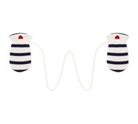 Petit Bateau Moufles Bébé Rayées En Tricot Doublé En Polaire