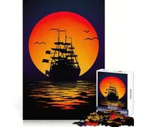 Petit Bateau Non, C'est Un Navire Puzzle de 1000 pièces pour Adultes pour stimuler Le Cerveau, se détendre et créer Un Souvenir mémorable 38x26cm