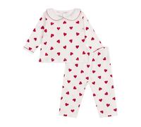 Petit Bateau Pyjama 2 pièces bébé imprimé cœurs