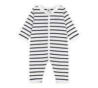 Petit Bateau Pyjama bébé en Coton sans Pieds avec col Bateau imprimé Rayures
