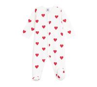 Pyjamas / Chemises de nuit filles Petit Bateau MESCOEURS Blanc 12 mois