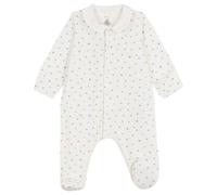 Petit Bateau Pyjama bébé en Velours à col imprimé cœurs