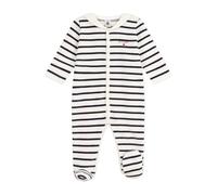 Petit Bateau Pyjama bébé en Velours imprimé à Rayures