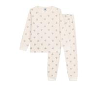 Petit Bateau Pyjama Enfant en Coton imprimé cœurs argentés
