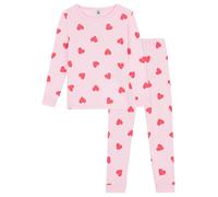Petit Bateau Pyjama très ajusté Enfant en Coton imprimé cœurs