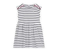 Petit Bateau Robe sans manches enfant en coton à rayures
