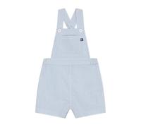 Petit Bateau Salopette courte bébé en coton, rayée