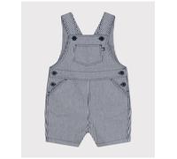 Petit Bateau - Salopette Courte Rayée - 18 mois