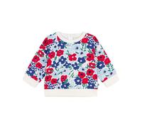 Petit Bateau Sweatshirt à Capuche bébé en Coton imprimé Fleurs