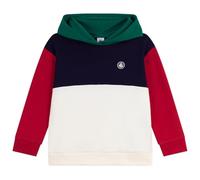 Petit Bateau Sweatshirt à Capuche Enfant en Coton Colorblock