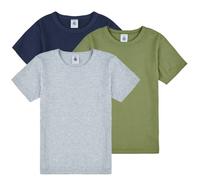 Petit Bateau T-shirt enfant 3 TEE SHIRTS MC in Multicolore 4 ans