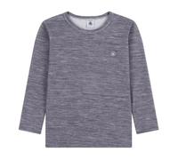 Petit Bateau Tee-Shirt Enfant en Laine et Coton Manches Longues à Rayures