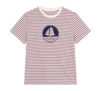 Petit Bateau Tee-Shirt Femme Le Droit en Coton Manches Courtes