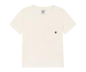 Petit Bateau Tee-Shirt Garçon, Blanc Marshmallow, 3 Ans