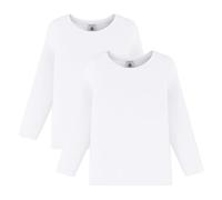 Vêtements Petit Bateau Lots de 2 Tee-shirts Manches Longues Garçon pour Enfant 4A Blanc