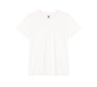 Petit Bateau Tee-Shirt Manches Courtes Femme, Blanc Ecume, XS