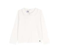 Petit Bateau Tee-Shirt Manches Longues Fille, Blanc Marshmallow, 8 Ans