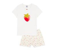 Ensembles de pyjama filles Petit Bateau PYJACOURT Blanc 4 ans