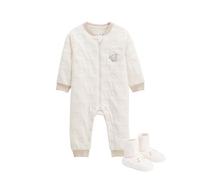Petit Béguin - Combinaison bébé en molleton et chaussons Câlins