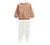 Petit Béguin - Ensemble bébé sweat et pantalon en molleton Mini Loutre
