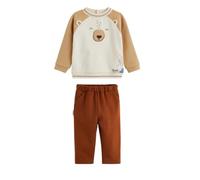 Petit Béguin - Ensemble bébé Sweat et Pantalon en Molleton Moka