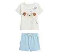 Petit Béguin - Ensemble bébé t-shirt et short Zeste d'amour