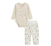 Petit Béguin - Ensemble body bébé et pantalon en molleton Eden