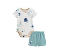 Petit Béguin - Ensemble Body bébé et Short en Gaze de Coton Toucana