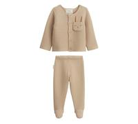 Petit Béguin - Ensemble Gilet et Pantalon avec Pieds bébé en Tricot Hello Baby