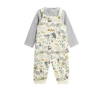 Petit Béguin - Ensemble salopette bébé en molleton et t-shirt Boavista