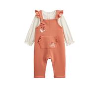 Petit Béguin - Ensemble salopette bébé en molleton et t-shirt Manouk