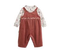 Petit Béguin - Ensemble salopette bébé en velours côtelé et t-shirt Evie