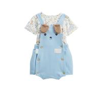 Petit Béguin - Ensemble salopette bébé et t-shirt Zeste d'amour