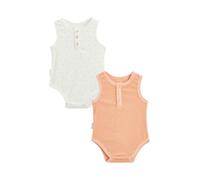 Petit Béguin - Lot de 2 Bodies bébé à Bretelles en éponge Bahamas