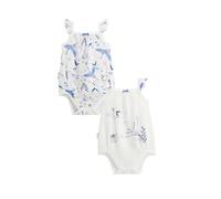 Petit Béguin - Lot de 2 Bodies bébé à Bretelles en Gaze de Coton Tiana